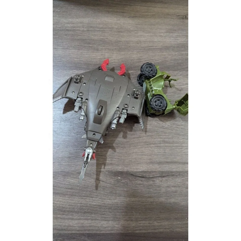 Vintage‎ Hasbro G.I. Joe 1990 Cobra Piranha Boat and 2002 Sand Razor Vehicle Lot